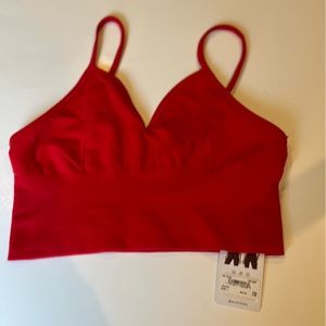 NWT Alo Yoga Delight Bralette - Scarlet